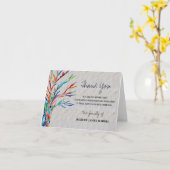 Beileid Beerdigung Gedenkstein Vielen Dank Karte (Gelbe Blume)