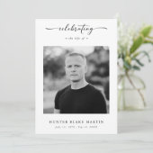 Beileid Beerdigungsdienst Obituelles Foto Programm (Stehend Vorderseite)