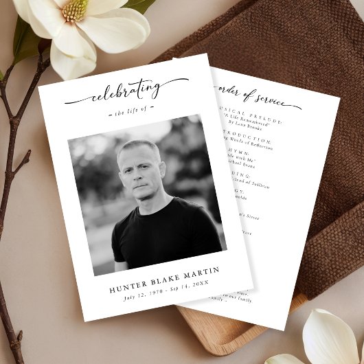 Beileid Beerdigungsdienst Obituelles Foto Programm