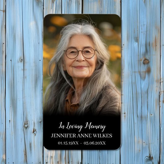 Beileid-Beerdigungskarte für das Schwarze Gedächtn