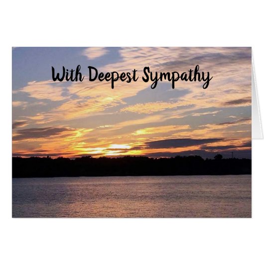 BEILEID BEI VERLUST EINES LIEBTEN (Vorderseite (Horizontal))