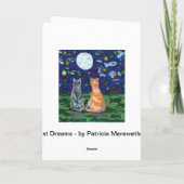 Beileid - Beileidsbekundung der Katzen Karte (Rückseite)