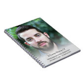 Beileid Bereavement Beerdigung Gedenkstätte Custom Notizblock (Rechte Seite)