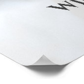 Beileid Bereavement Beerdigung Gedenkstätte Custom Poster (Ecke)