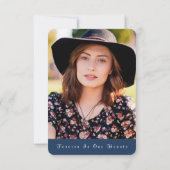 Beileid Berge in der Abenddämmerung Danke Karte (Rückseite)