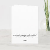 Beileid Bible Verse Sheep Karte (Rückseite)