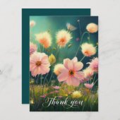 Beileid Blume in Feld DANKE (Vorne/Hinten)