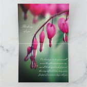 Beileid bluten Herzens Karte (Innenseite)