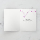 Beileid Blutung Herzblutungen Karte (Innenseite)