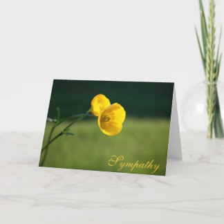 Beileid Buttercup Design | Entschuldigung für Ihre Karte
