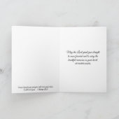 Beileid Candle und Chrysanthemum Karte (Innenseite)