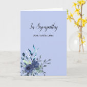 Beileid Condolences Familienfreunde verlieren Ents Karte (Gelbe Blume)