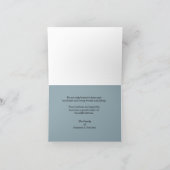 Beileid Danke Bergsee Reflektion Hinweis (Innenseite)