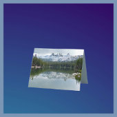 Beileid Danke Bergsee Reflektion Hinweis