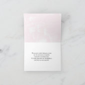 Beileid Danke, Gladiolus Karte (Innenseite)