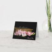 Beileid Danke, Gladiolus Karte (Vorderseite)