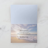 Beileid danke Ihnen, dass Sie Vogelschutzkarten im Karte (Innenseite)