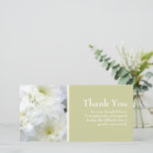 Beileid danken Ihnen Dankeskarte (Stehend Vorderseite)