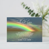 Beileid DANKEN IHNEN Dankeskarte (Stehend Vorderseite)