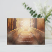 Beileid DANKEN IHNEN die Erinnerungsbrücke, die Dankeskarte (Stehend Vorderseite)