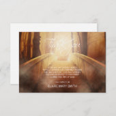 Beileid DANKEN IHNEN die Erinnerungsbrücke, die Dankeskarte (Vorne/Hinten)