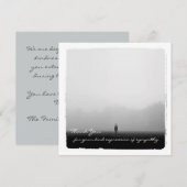 Beileid danken Ihnen flache Foto-Karte Dankeskarte (Vorne/Hinten)