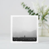 Beileid danken Ihnen flache Foto-Karte Dankeskarte (Stehend Vorderseite)