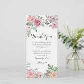 Beileid danken Ihnen zu kardieren, Erinnerungs Dankeskarte (Stehend Vorderseite)