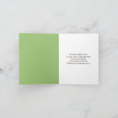 Beileid Dankeschön an Songbirds auf einem Zaun Karte (Innenseite)