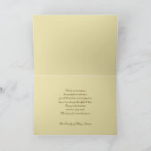 Beileid Dankeschön Karte — Klassisches Beileid (Innenseite)