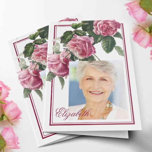 Beileid Dankeschön Karten Pink Tee Rose