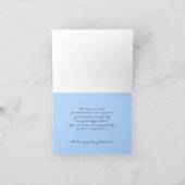 Beileid Dankeschön Note Card — Schöner See Dankeskarte (Innenseite)