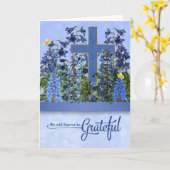 Beileid, das wir für immer dankbar überqueren werd karte (Gelbe Blume)