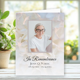 Beileid der Blumenbeerdigung Dankeskarte