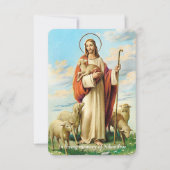 Beileid der Gebetskarten Danke, guter Hirte Karte (Vorderseite)