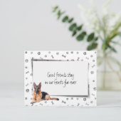 Beileid der Hirten Postkarte (Stehend Vorderseite)