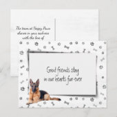 Beileid der Hirten Postkarte (Vorne/Hinten)