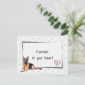 Beileid der Hirten Postkarte (Stehend Vorderseite)