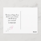 Beileid der Hirten Postkarte (Rückseite)