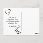 Beileid der Hirten Postkarte (Rückseite)