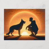 Beileid der Hirten Postkarte (Vorderseite)