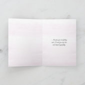 Beileid des Herzens Dankeskarte (Innenseite)