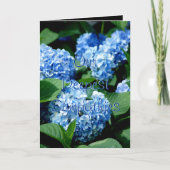 Beileid des Hydrangea-2480 - ändern Sie zu jeder Karte (Vorderseite)