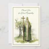 Beileid des katholischen Beileids Dankeskarte (Vorderseite)