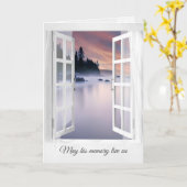 Beileid des Nebel-Sees Karte (Gelbe Blume)