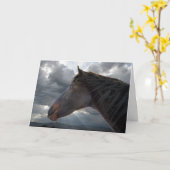 Beileid des Pferdeverlustes Karte (Gelbe Blume)