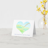 Beileid des Tieres Rainbow Bridge Tod des Hundes/d Karte (Gelbe Blume)