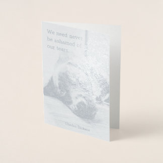 Beileid Dog Folienkarte