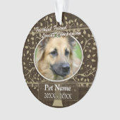 Beileid eines feinen Freundes Ornament (Vorderseite)