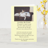 Beileid eines Freundes Karte (Gelbe Blume)